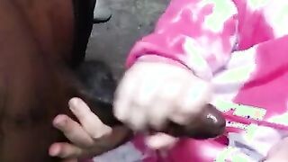 Tinédzser tinédzser barinő barna dákót szop
