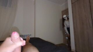Dögös milf szellem csak halloween éjszakáján jön el hancúrozni